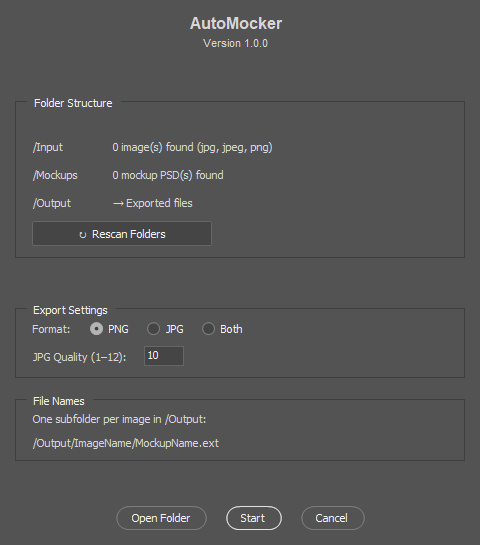 AutoMocker 1.0.0 Plugin Interface